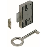 HETTICH Nutbart-Aufschraubschloss 60 x 48 x 8,7 mm Stahl vernickelt