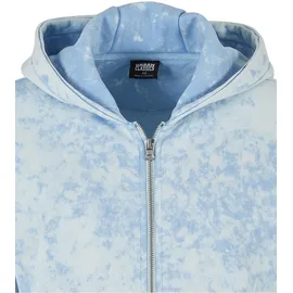 URBAN CLASSICS Oversized Towel Washed Reißverschlusspullover Batlic Blue 3XL