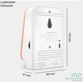 Zwitscherbox Relaxound GmbH Wanddekoobjekt Junglebox Rosy Rose 1 Stück(e)