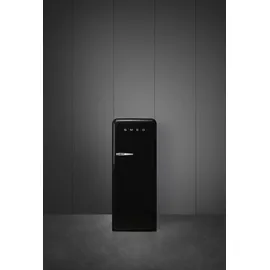 Smeg FAB28RBL5 Retro-Kühlschrank (270 l, 1530 mm hoch, Schwarz)