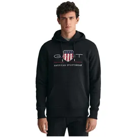 GANT Hoodie Schwarz 4XL