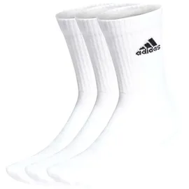 adidas Cushioned Crew Socken 3er Pack White / Black 37-39