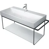 Duravit Metallkonsole DuraSquare 106,5x45cm, wandhängend, schwarz matt