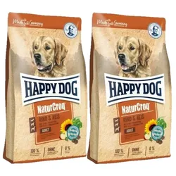 Happy Dog NaturCroq Rindfleisch und Reis 2x15kg