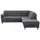 Home Affaire Ecksofa »Palmera L-Form«, Federkern, wahlweise mit Bettfunktion und mit/ohne Stauraum grau
