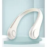 Wiederaufladbarer, Klingenloser Nackenventilator Per Usb – 360° Drehbares Design, Weiches Tpe-material, Freihändige Nutzung, Tragbare Persönliche Kühlung