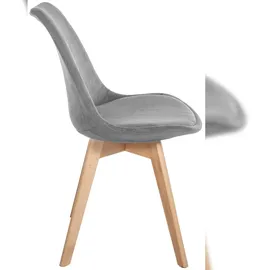 CLP Esszimmerstuhl Linares grau/Cord