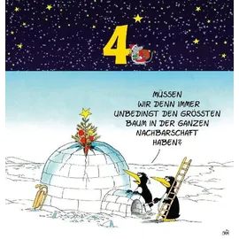 Lappan Verlag Uli Stein Adventskalender mit 24 Weihnachtskarten 2024