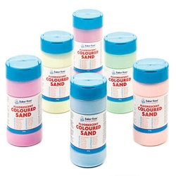 Neonfarbiger Sand (pro Set 6) Bastelmaterial