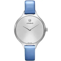Hanowa  Uhr 16-6058.04.001.59  in Silbern, Einheitsgrösse