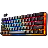 Steelseries Apex Pro Mini Wireless HyperMagnetic Gaming-Tastatur – Die weltweit schnellste Tastatur – 60%-Formfaktor – RGB – PBT-Keycaps – Bluetooth – 2,4 GHz – USB-C – Französisches Tastatur AZERTY