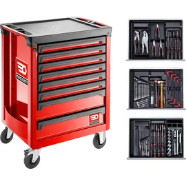 FACOM Werkstattw 8-S, 9Kunststoffmod, rot