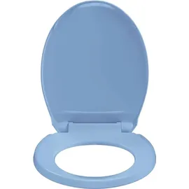 vidaXL Toilettensitz mit Absenkautomatik Blau