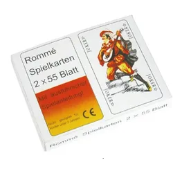 Rommé-Spielkartenset Kartenspiel Kartenset Senioren Karten Bridge Canasta Lesefreundlich