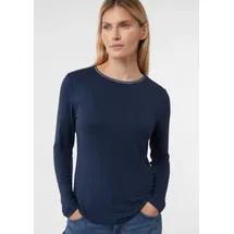 Comma, Langarmshirt Blau 36