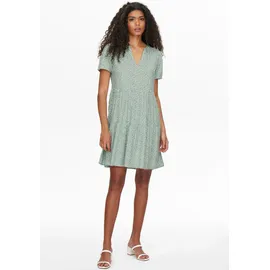 Only Sommerkleid Grün/Weiß 34