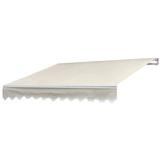 MCW H792 Gelenkarmmarkise Sonnenschutz 5x3m Polyester Creme