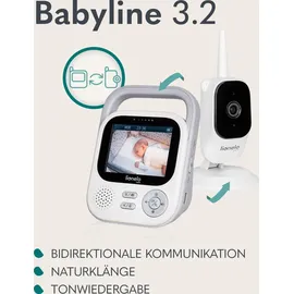 lionelo Babyline 3.2, Camera, Full HD Wi-Fi, Zwei-Wege-Kommunikation, 1920x1080 px, Range 50 / 350m Nachtmodus 3x Zoom