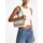 Michael Kors Tribeca Large Schultertasche Kunstleder Grey/White