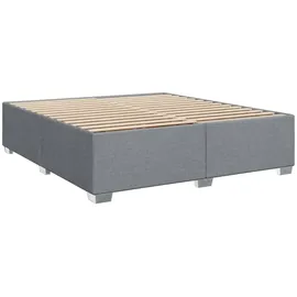 vidaXL Boxspringbett 180 x 200 cm Hellgrau