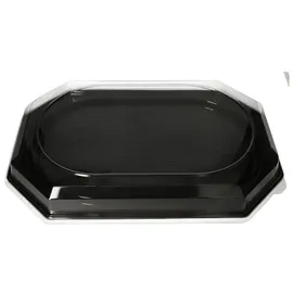 Papstar Starpak 10 Servierplatten, schwarz