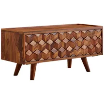 Wohnling TV-Lowboard 92x44x35 cm Braun Holz