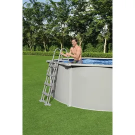 BESTWAY Hydrium Stahlwandpool Komplett-Set Ø 360 x 120 cm inkl. Sandfilteranlage