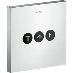 hansgrohe Axor ShowerSelect Square Ventil 36717000 Unterputz Ventil, 3 Verbraucher, chrom