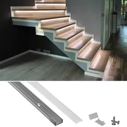 LEDS LIGHT Alu-Profil für Treppenbeleuchtung