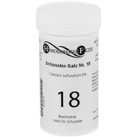 HOMOEOPATHIEFUCHS Schüssler-Salz Nummer 18 Calcium sulfuratum D6 Biochemie 400 St Tabletten
