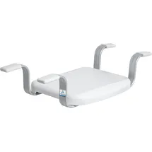 Weingarten Badewannensitz 43909 Sitzbrett Anti-Rutsch bis 150 kg Wannenbreite 52-64 cm Weiß
