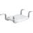 Weingarten Badewannensitz 43909 Sitzbrett Anti-Rutsch bis 150 kg Wannenbreite 52-64 cm Weiß