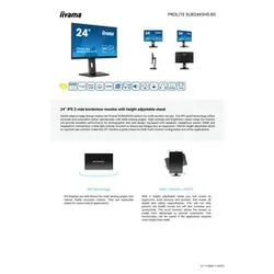 IIYAMA TFT 24Zoll/1920x1080/HDMI/DP XUB2493HS-B6