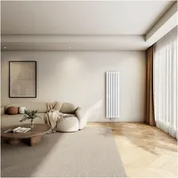 EMKE Flachheizkörper 1600 x 460 mm 1490 W weiß Mittelanschluss