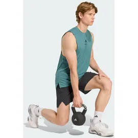 adidas Les Mills Grafik Tanktop Petrol XS