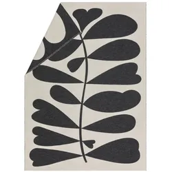 David Fussenegger Wohndecke Luca 'Pflanze' 140 x 200 cm Rohweiß