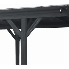 Home Deluxe Design Carport Falo 5,05 x 3,00 m Anthrazit inkl. Montagematerial