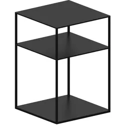 Zeus Slim Irony Triplet Beistelltisch, 31 x 31 cm, kupferschwarz