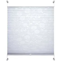 LIEDECO Klemmfix-Plissee 60 x 210 cm Polyester Weiß