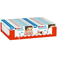 Ferrero Kinder Schokolade 100 g, 40er Pack