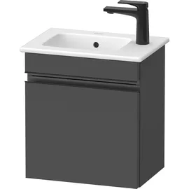Duravit Waschtischunterschrank 1 Tür 40 x 28,7 x 44,3 cm Graphit Matt