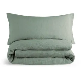 Blumtal Bettwäsche Grün, Textil, 135x200 cm, Schlaftextilien, Bettwäsche, Bettwäsche