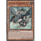 SR03-DE003 - Antiker Antriebswyvern - Super Rare - DE - im Set mit Ultrapro Toploader - Yugioh