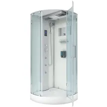 AcquaVapore D37-20r0-ec Dusche Duschtempel Komplett Duschkabine 100x100 Mit 2k Scheiben Versiegelung - Acquavapore