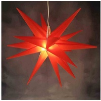 FHS International LED Kunststoffstern rot 35 cm