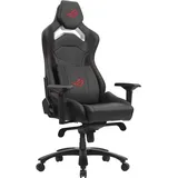 Asus ROG Chariot Core Gaming-Stuhl (verstellbare Kopfstütze, 4D-Armlehnen, Memory-Foam, Premium-PU-Leder, Klasser 4 Gaslift) schwarz