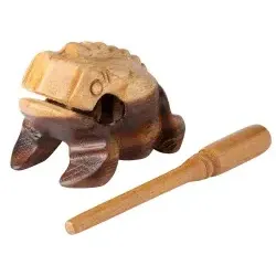 Holz Frosch Güiro klein