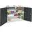 stumpf metall Werkzeug und Materialschrank 3000 RAL 7035/7016 2 Schubladen 2 Wannen
