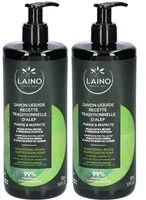 LAINO Savon Liquide Recette Traditionnelle D'Alep 2x500 ml