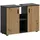 xonox.home Waschbeckenunterschrank Mone 80 x 59 x 30 cm Basalt grau / Artisan Oak